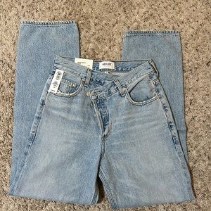 NWT Agolde Criss Cross Jeans (Surbia)